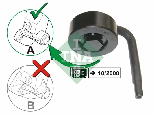Tensioner Pulley, V-ribbed belt